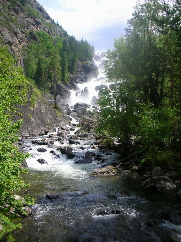 Водопад кольцо Северная Осетия